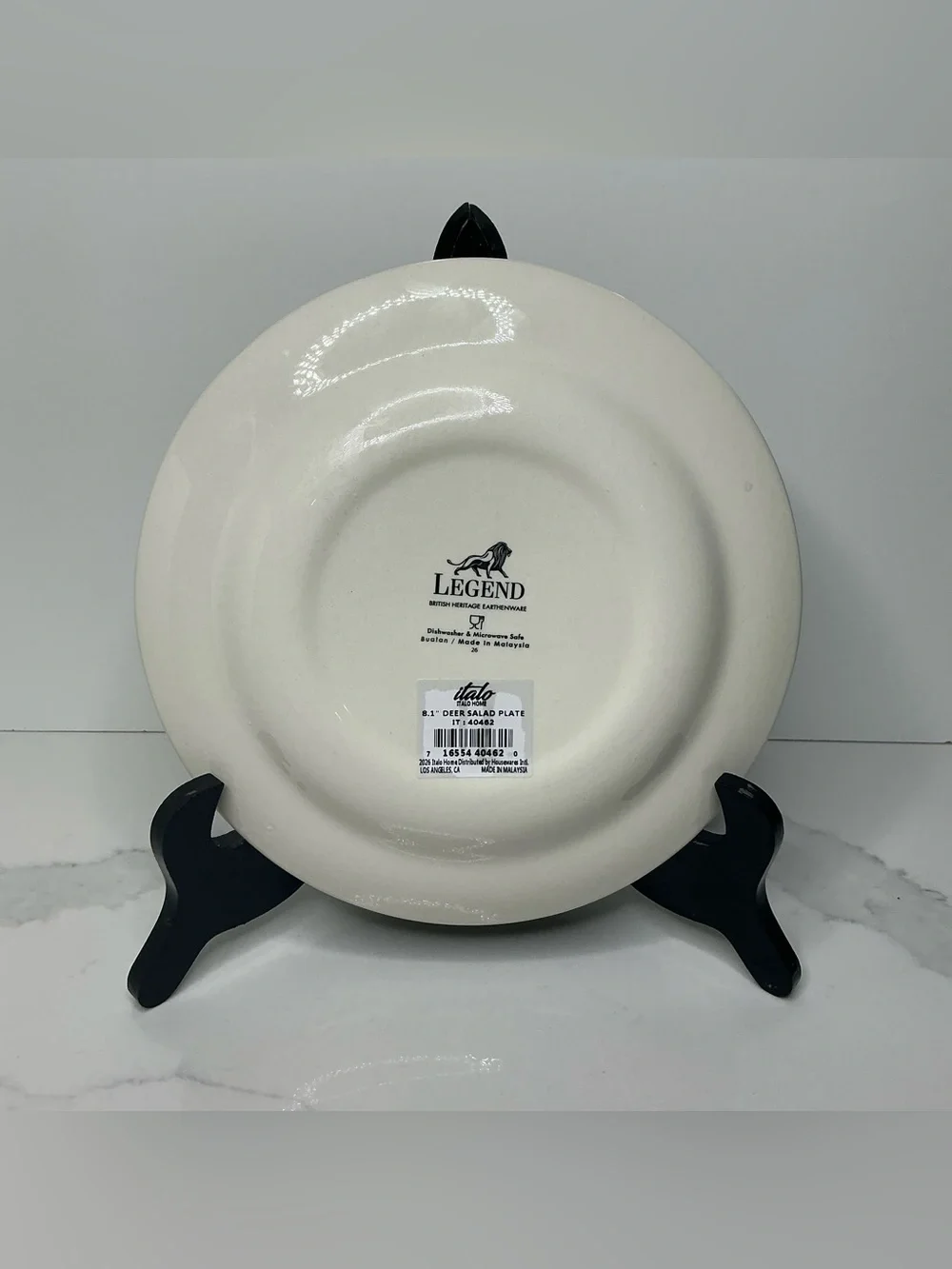 4 LEGEND Salad Plates 8” British Heritage Earthenware Fall Deer New